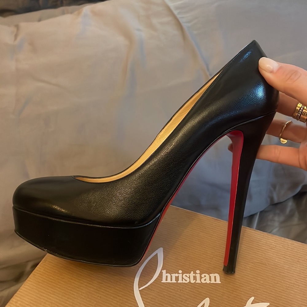 Christian Louboutin black Bianka 140 size 38